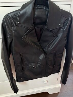 Blank NYC Black Faux Leather Jacket